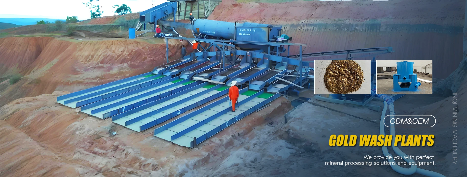 Aukso plovimo įrenginių tiekėjas Kinijoje