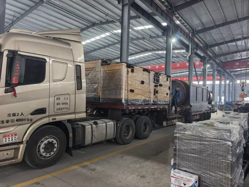 Jinqi Mining Machinery į Rusiją siunčia būgnų atskyrimo ir atraminės įrangos partiją