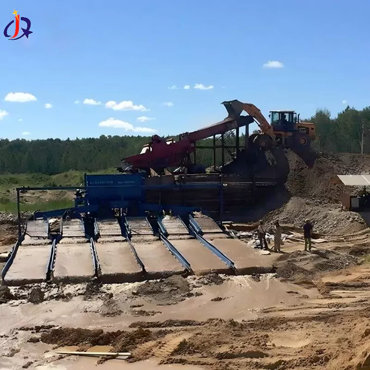 Molio aliuvinio aukso plovimo įrenginiai